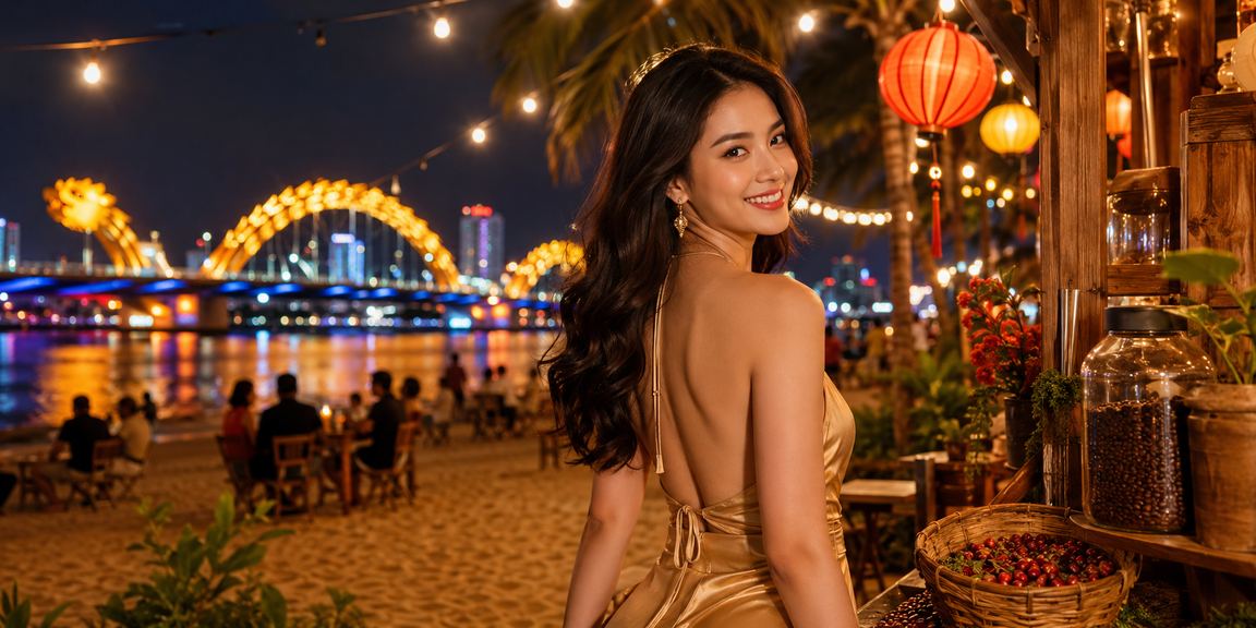 Người dùng tại Đà Nẵng truy cập ưu đãi VIP dc4 trên điện thoại cạnh tách cà phê