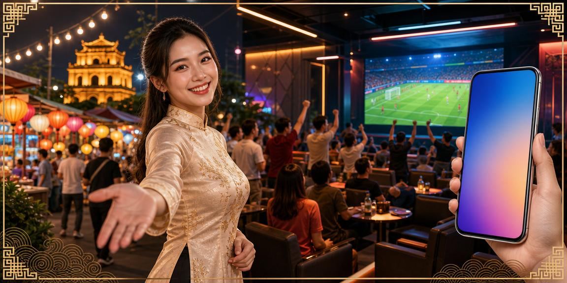 Truy cập casino trên điện thoại tại chợ đêm Hà Nội